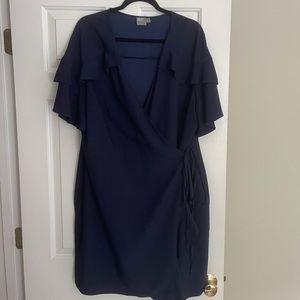 ASOS Wrap Dress with Ruffle Detail